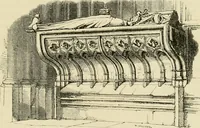 An illustration from The history and antiquities of the abbey and cathedral church of Gloucester : illustrated by a series of engravings of views, elevations, plans, and details of that edifice, with biographical anecdotes of eminent persons connected with the establishment (1829)