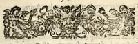 An illustration from Abbregé de la vie, ruse, cautelle, mort, trespas, obseques et funerailles du marquis d'Ancre, & de tout ce qui s'est passé depuis sa mort. Auec son origine & declaration des biens qui luy furent donnez en mariage. (1617)