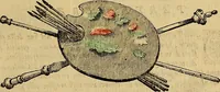 An illustration from Abcedario pittorico : nel quale compendiosamente sono descritte le patrie, i maestri, ed i tempi, ne' quali fiorirono circa quattro mila professori di pittura, di scultura, e d'architettura : diviso in tre parti ... (1704)
