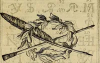 An illustration from Abcedario pittorico : nel quale compendiosamente sono descritte le patrie, i maestri, ed i tempi, ne' quali fiorirono circa quattro mila professori di pittura, di scultura, e d'architettura : diviso in tre parti ... (1704)