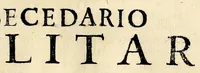 An illustration from Abecedario militar : do que o soldado deve fazer te chegar a ser capitaõ, & sargentomór: & pera cada hu[m] delles insolidum & todos juntos saberem a obrigaçaõ de seus cargos, & o modo que teraõ em formar companhias, batalhões, & esquadrões de menor, ou mayor numero de soldados, & como se desfaraõ, & se tirarà a raiz quadra pera os saber formar, & outras cousas curiosas que os affeiçoados a esta arte folgaraõ de saber. Diuidido em dous volumes. (1631)
