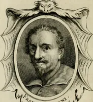 An illustration from Abrégé de la vie des plus fameux peintres, avec leurs portraits gravés en taille-douce, les indications de leurs principaux ouvrages, quelques réflexions sur leurs caractères, et la maniere de connoître les desseins et les tableaux des grands maîtres (1762)