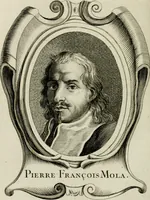 An illustration from Abrégé de la vie des plus fameux peintres, avec leurs portraits gravés en taille-douce, les indications de leurs principaux ouvrages, quelques réflexions sur leurs caractères, et la maniere de connoître les desseins et les tableaux des grands maîtres (1762)