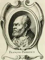 An illustration from Abrégé de la vie des plus fameux peintres, avec leurs portraits gravés en taille-douce, les indications de leurs principaux ouvrages, quelques réflexions sur leurs caractères, et la maniere de connoître les desseins et les tableaux des grands maîtres (1762)