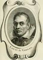An illustration from Abrégé de la vie des plus fameux peintres, avec leurs portraits gravés en taille-douce, les indications de leurs principaux ouvrages, quelques réflexions sur leurs caractères, et la maniere de connoître les desseins et les tableaux des grands maîtres (1762)