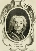 An illustration from Abrégé de la vie des plus fameux peintres, avec leurs portraits gravés en taille-douce, les indications de leurs principaux ouvrages, quelques réflexions sur leurs caractères, et la maniere de connoître les desseins et les tableaux des grands maîtres (1762)