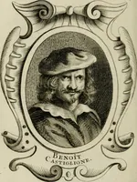 An illustration from Abrégé de la vie des plus fameux peintres, avec leurs portraits gravés en taille-douce, les indications de leurs principaux ouvrages, quelques réflexions sur leurs caractères, et la maniere de connoître les desseins et les tableaux des grands maîtres (1762)