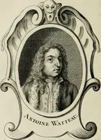 An illustration from Abrégé de la vie des plus fameux peintres, avec leurs portraits gravés en taille-douce, les indications de leurs principaux ouvrages, quelques réflexions sur leurs caractères, et la maniere de connoître les desseins et les tableaux des grands maîtres (1762)
