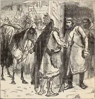 Picture 42 of 76 from Aboard the Mavis : it is told in this book how five boys and five girls cruise in the schooner "Mavis" about the east end of Long Island, and how, in (1880), leaf 118