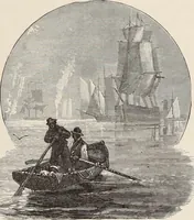 Picture 49 of 76 from Aboard the Mavis : it is told in this book how five boys and five girls cruise in the schooner "Mavis" about the east end of Long Island, and how, in (1880), leaf 138