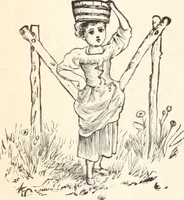 An illustration from Aboard the Mavis : it is told in this book how five boys and five girls cruise in the schooner "Mavis" about the east end of Long Island, and how, in (1880)