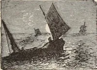 Picture 24 of 76 from Aboard the Mavis : it is told in this book how five boys and five girls cruise in the schooner "Mavis" about the east end of Long Island, and how, in (1880), leaf 66