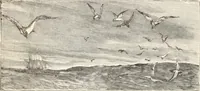 Picture 32 of 76 from Aboard the Mavis : it is told in this book how five boys and five girls cruise in the schooner "Mavis" about the east end of Long Island, and how, in (1880), leaf 91