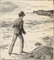 Picture 33 of 76 from Aboard the Mavis : it is told in this book how five boys and five girls cruise in the schooner "Mavis" about the east end of Long Island, and how, in (1880), leaf 92