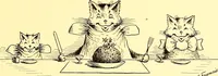 Picture 8 of 37 from [A book of cheerful cats and other animated animals (1892), leaf 16