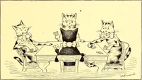 Picture 9 of 37 from [A book of cheerful cats and other animated animals (1892), leaf 18