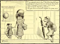 Picture 18 of 37 from [A book of cheerful cats and other animated animals (1892), leaf 34