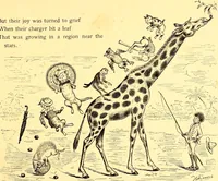 An illustration from [A book of cheerful cats and other animated animals (1892)