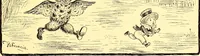 An illustration from [A book of cheerful cats and other animated animals (1892)