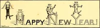An illustration from [A book of cheerful cats and other animated animals (1892)