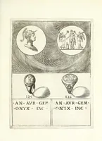Picture 14 of 28 from Abrahami Gorlaei Antverpiani Dactyliotheca, seu, Annulorum sigillarium quorum apud priscos tam Graecos quam Romanos usus e ferro, aere, argento & auro promptvarivm : accesserunt variarum gemmarvm quibus antiquitas in sigillando uti solita scalptvrae (1601), leaf 181