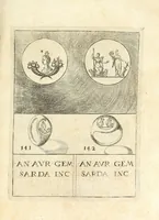 Picture 16 of 28 from Abrahami Gorlaei Antverpiani Dactyliotheca, seu, Annulorum sigillarium quorum apud priscos tam Graecos quam Romanos usus e ferro, aere, argento & auro promptvarivm : accesserunt variarum gemmarvm quibus antiquitas in sigillando uti solita scalptvrae (1601), leaf 197