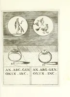 Picture 5 of 28 from Abrahami Gorlaei Antverpiani Dactyliotheca, seu, Annulorum sigillarium quorum apud priscos tam Graecos quam Romanos usus e ferro, aere, argento & auro promptvarivm : accesserunt variarum gemmarvm quibus antiquitas in sigillando uti solita scalptvrae (1601), leaf 97