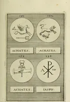 Picture 47 of 170 from Abrahami Gorlaei antverpiani Dactyliothecae, seu, Annulorum sigillarium quorum apud priscos tam Graecos quam Romanos usus, ex ferro, aere, argento & auro promptuarii pars prima[-secunda] : collectis aliunde & ineditis & editis annulorum figuris auctior (1695), leaf 158