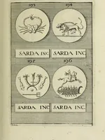 Picture 50 of 170 from Abrahami Gorlaei antverpiani Dactyliothecae, seu, Annulorum sigillarium quorum apud priscos tam Graecos quam Romanos usus, ex ferro, aere, argento & auro promptuarii pars prima[-secunda] : collectis aliunde & ineditis & editis annulorum figuris auctior (1695), leaf 164