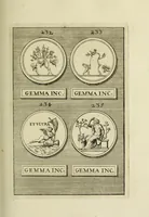 Picture 60 of 170 from Abrahami Gorlaei antverpiani Dactyliothecae, seu, Annulorum sigillarium quorum apud priscos tam Graecos quam Romanos usus, ex ferro, aere, argento & auro promptuarii pars prima[-secunda] : collectis aliunde & ineditis & editis annulorum figuris auctior (1695), leaf 184