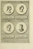 An illustration from Abrahami Gorlaei antverpiani Dactyliothecae, seu, Annulorum sigillarium quorum apud priscos tam Graecos quam Romanos usus, ex ferro, aere, argento & auro promptuarii pars prima[-secunda] : collectis aliunde & ineditis & editis annulorum figuris auctior (1695)
