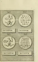 Picture 87 of 170 from Abrahami Gorlaei antverpiani Dactyliothecae, seu, Annulorum sigillarium quorum apud priscos tam Graecos quam Romanos usus, ex ferro, aere, argento & auro promptuarii pars prima[-secunda] : collectis aliunde & ineditis & editis annulorum figuris auctior (1695), leaf 242