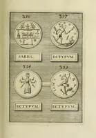 Picture 99 of 170 from Abrahami Gorlaei antverpiani Dactyliothecae, seu, Annulorum sigillarium quorum apud priscos tam Graecos quam Romanos usus, ex ferro, aere, argento & auro promptuarii pars prima[-secunda] : collectis aliunde & ineditis & editis annulorum figuris auctior (1695), leaf 270