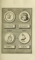 An illustration from Abrahami Gorlaei antverpiani Dactyliothecae, seu, Annulorum sigillarium quorum apud priscos tam Graecos quam Romanos usus, ex ferro, aere, argento & auro promptuarii pars prima[-secunda] : collectis aliunde & ineditis & editis annulorum figuris auctior (1695)