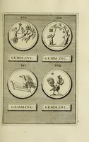 Picture 119 of 170 from Abrahami Gorlaei antverpiani Dactyliothecae, seu, Annulorum sigillarium quorum apud priscos tam Graecos quam Romanos usus, ex ferro, aere, argento & auro promptuarii pars prima[-secunda] : collectis aliunde & ineditis & editis annulorum figuris auctior (1695), leaf 312