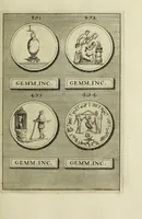 Picture 122 of 170 from Abrahami Gorlaei antverpiani Dactyliothecae, seu, Annulorum sigillarium quorum apud priscos tam Graecos quam Romanos usus, ex ferro, aere, argento & auro promptuarii pars prima[-secunda] : collectis aliunde & ineditis & editis annulorum figuris auctior (1695), leaf 318