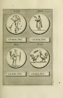 Picture 124 of 170 from Abrahami Gorlaei antverpiani Dactyliothecae, seu, Annulorum sigillarium quorum apud priscos tam Graecos quam Romanos usus, ex ferro, aere, argento & auro promptuarii pars prima[-secunda] : collectis aliunde & ineditis & editis annulorum figuris auctior (1695), leaf 322