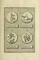 Picture 126 of 170 from Abrahami Gorlaei antverpiani Dactyliothecae, seu, Annulorum sigillarium quorum apud priscos tam Graecos quam Romanos usus, ex ferro, aere, argento & auro promptuarii pars prima[-secunda] : collectis aliunde & ineditis & editis annulorum figuris auctior (1695), leaf 328