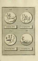 Picture 127 of 170 from Abrahami Gorlaei antverpiani Dactyliothecae, seu, Annulorum sigillarium quorum apud priscos tam Graecos quam Romanos usus, ex ferro, aere, argento & auro promptuarii pars prima[-secunda] : collectis aliunde & ineditis & editis annulorum figuris auctior (1695), leaf 330