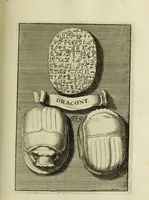 Picture 138 of 170 from Abrahami Gorlaei antverpiani Dactyliothecae, seu, Annulorum sigillarium quorum apud priscos tam Graecos quam Romanos usus, ex ferro, aere, argento & auro promptuarii pars prima[-secunda] : collectis aliunde & ineditis & editis annulorum figuris auctior (1695), leaf 354