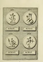 An illustration from Abrahami Gorlaei antverpiani Dactyliothecae, seu, Annulorum sigillarium quorum apud priscos tam Graecos quam Romanos usus, ex ferro, aere, argento & auro promptuarii pars prima[-secunda] : collectis aliunde & ineditis & editis annulorum figuris auctior (1695)