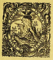 An illustration from Abrahami Ortelii Antuerpiani Thesaurus geographicus recognitus et auctus : in quo omnium totius terrae regionum, montium, promontoriorum, collium, syluarum, desertorum, insularum, portuum, populorum, vrbium, opidorum, pagorum, fanorum, tribuum: item oceani, marium, fretorum, fluuiorum, torrentium, sinuum, fontium, lacuum, paludemque nomina & appellationes veteres; additis magna ex parte etiam recentioribus. Ex libris typis excusis, calamo exaratis, chartis geographicis, marmoribus vetustis, nummis, atque tabulis antiqui aeris. Obiter multi in hoc opere auctorum veterum loci corrupti, falsi, dubii, & discrepantes, emendantur, arguuntur, enodantur & conciliantur (1611)