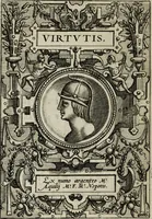Picture 62 of 82 from Abrahami Ortelii, cosmographi et geographi regii, Deorum dearumque capita, ex antiquis numismatibus collecta (1683), leaf 149