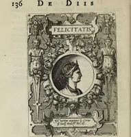 Picture 65 of 82 from Abrahami Ortelii, cosmographi et geographi regii, Deorum dearumque capita, ex antiquis numismatibus collecta (1683), leaf 155