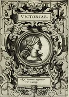 Picture 80 of 82 from Abrahami Ortelii, cosmographi et geographi regii, Deorum dearumque capita, ex antiquis numismatibus collecta (1683), leaf 184