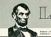 An illustration from Abraham Lincoln and religion. Abraham Lincoln (1860)