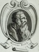 An illustration from Abregé de la vie des fameux peintres : avec leurs portraits gravés en taille-douce, les indications de leurs principaux ouvrages, quelques réflexions sur leurs caractéres, et la maniere de connoître les desseins des grands maîtres (1745)