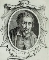 An illustration from Abregé de la vie des fameux peintres : avec leurs portraits gravés en taille-douce, les indications de leurs principaux ouvrages, quelques réflexions sur leurs caractéres, et la maniere de connoître les desseins des grands maîtres (1745)