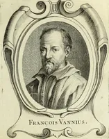 An illustration from Abregé de la vie des fameux peintres : avec leurs portraits gravés en taille-douce, les indications de leurs principaux ouvrages, quelques réflexions sur leurs caractéres, et la maniere de connoître les desseins des grands maîtres (1745)