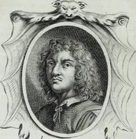 An illustration from Abregé de la vie des fameux peintres : avec leurs portraits gravés en taille-douce, les indications de leurs principaux ouvrages, quelques réflexions sur leurs caractéres, et la maniere de connoître les desseins des grands maîtres (1745)